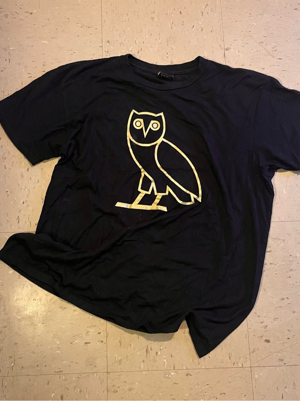 OVO octobers very own OG owl logo men’s short sleeve shirt size L